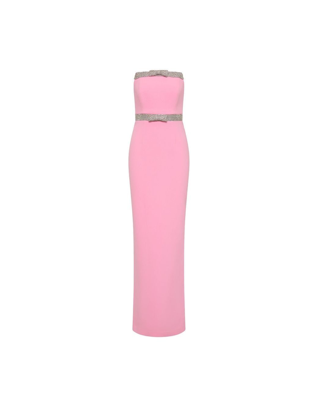 Rebecca Vallance Pink Precious Strapless Gown