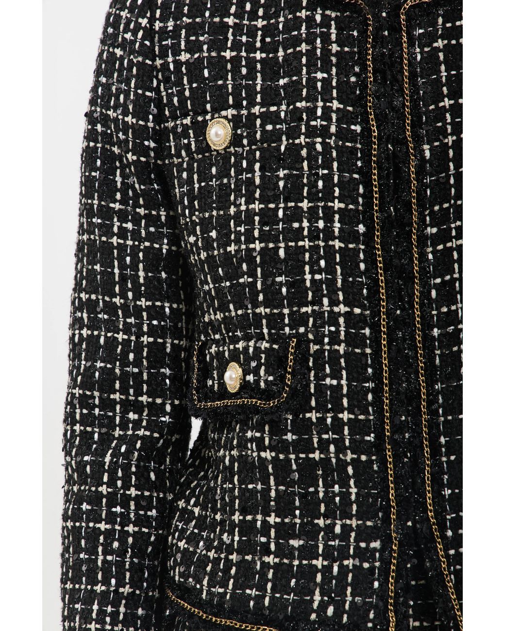 Rebecca Vallance Black Meringue Jacket
