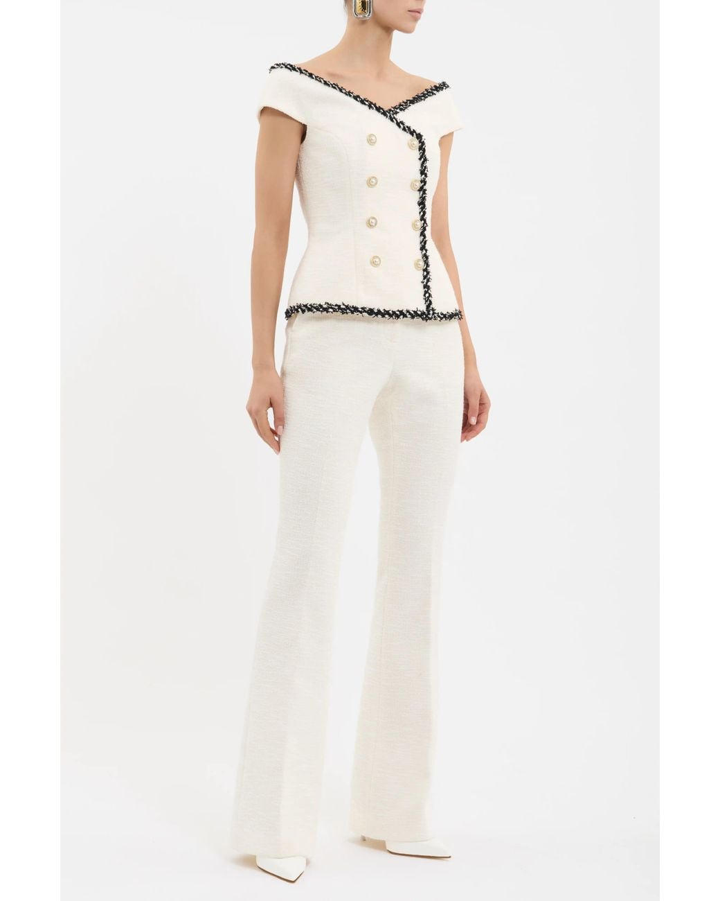 Rebecca Vallance White Jacquie Pant