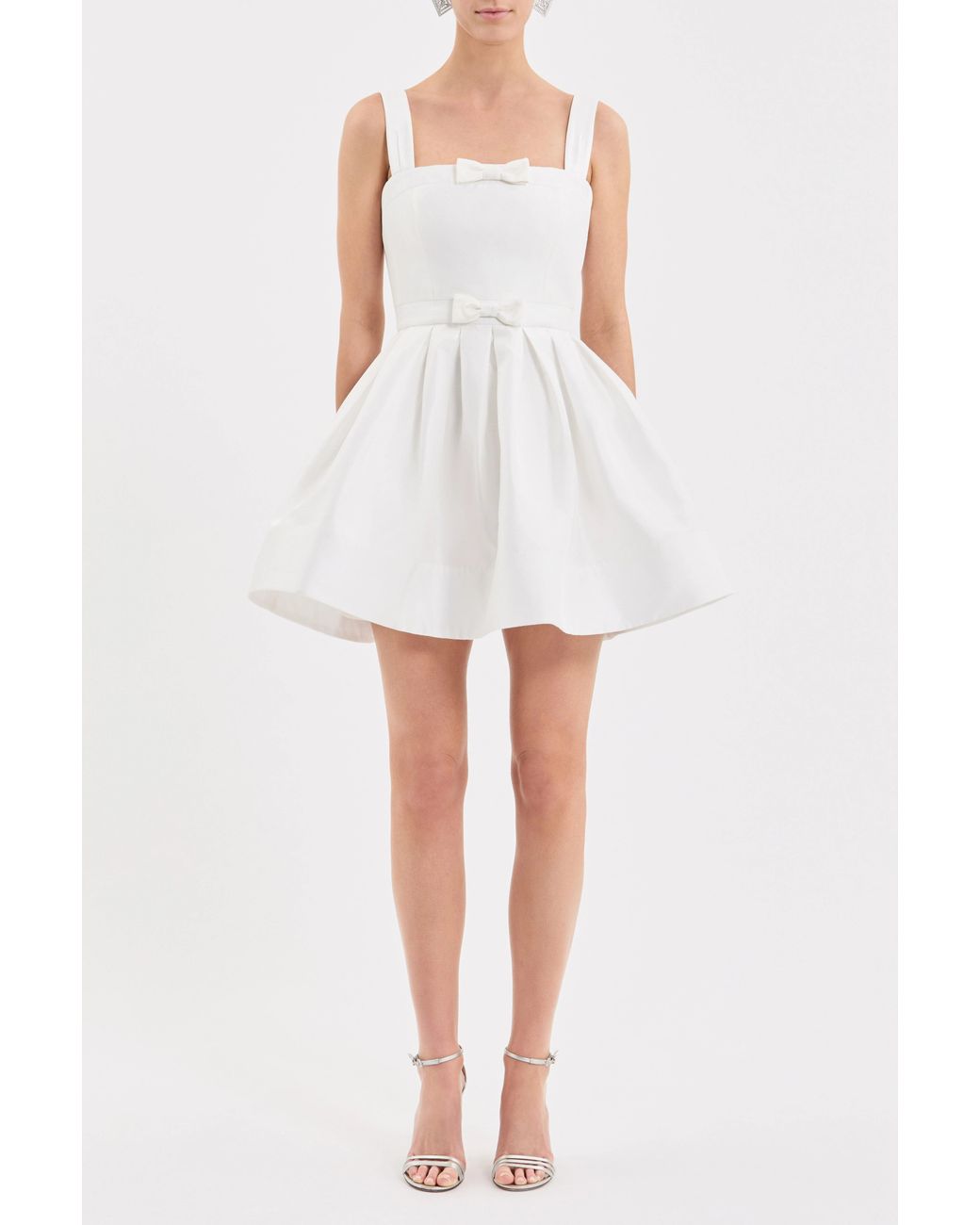 Rebecca Vallance White Louis Mini Dress
