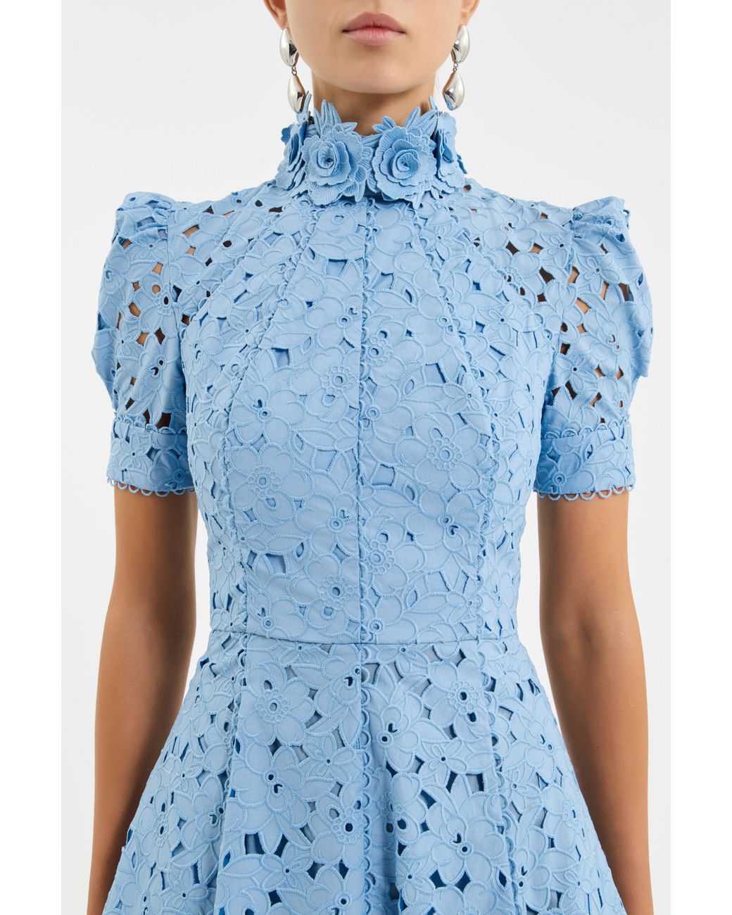 Rebecca Vallance Kitsu Short Sleeve Midi Dress in Blue | Lyst Rebecca Vallance Kitsu Short Sleeve Midi Dress in Blue | Lyst