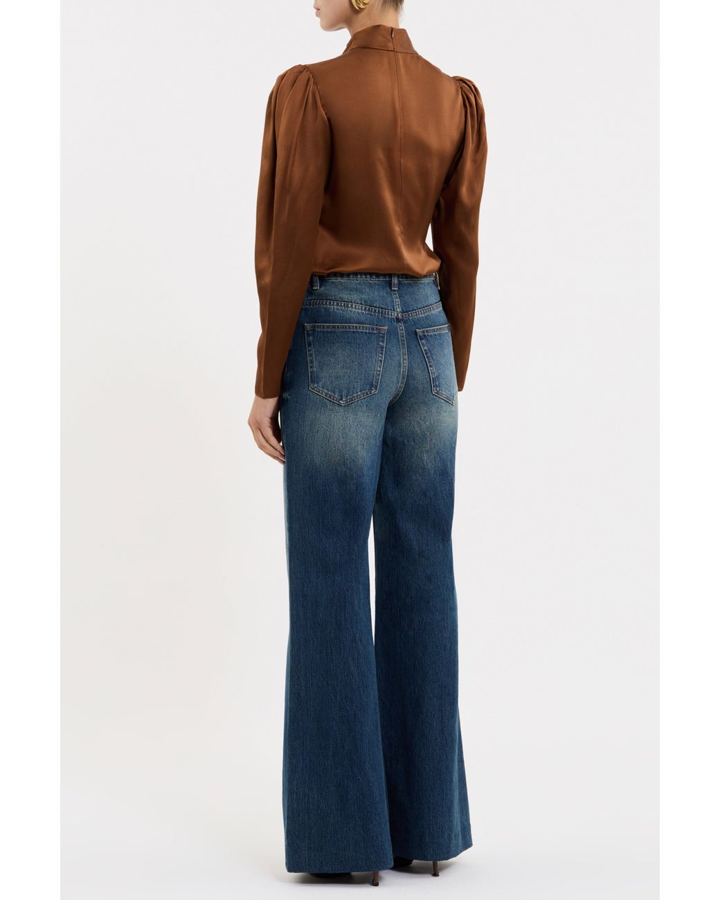 Rebecca Vallance Brown Phoenix Rose Long Sleeve Top