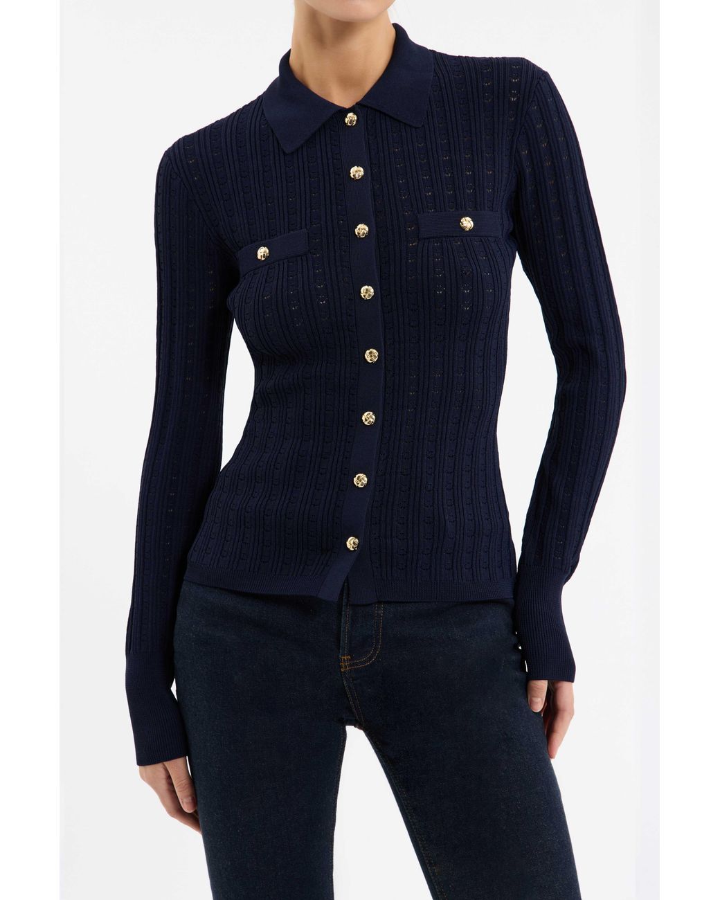 Rebecca Vallance Blue Natalie Top