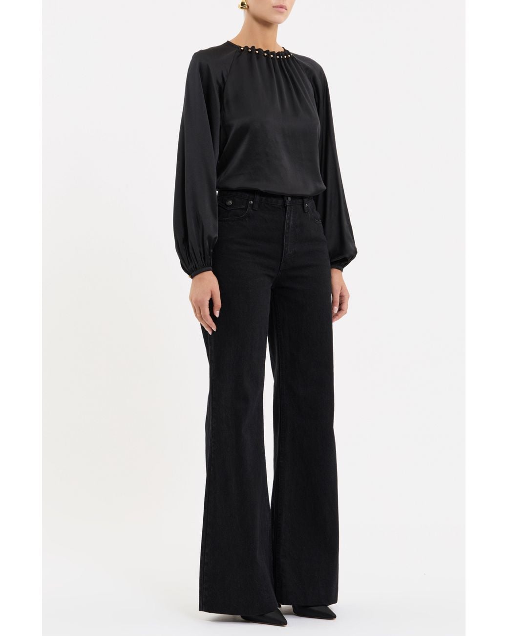 Rebecca Vallance Black Lavinia Blouse