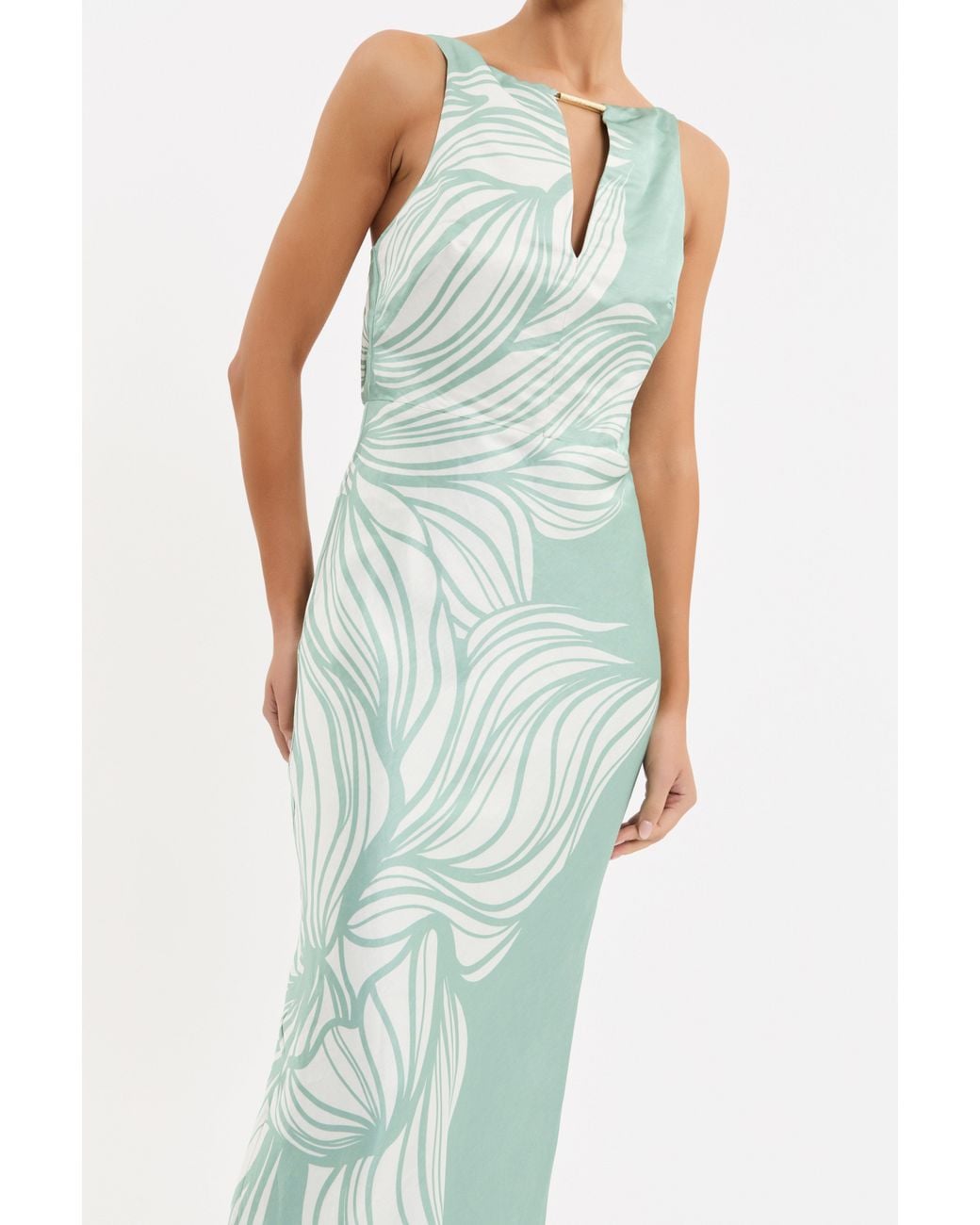 Rebecca Vallance Green Lalisa Maxi Dress