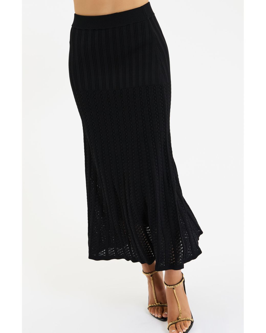 Rebecca Vallance Black Natalie Skirt