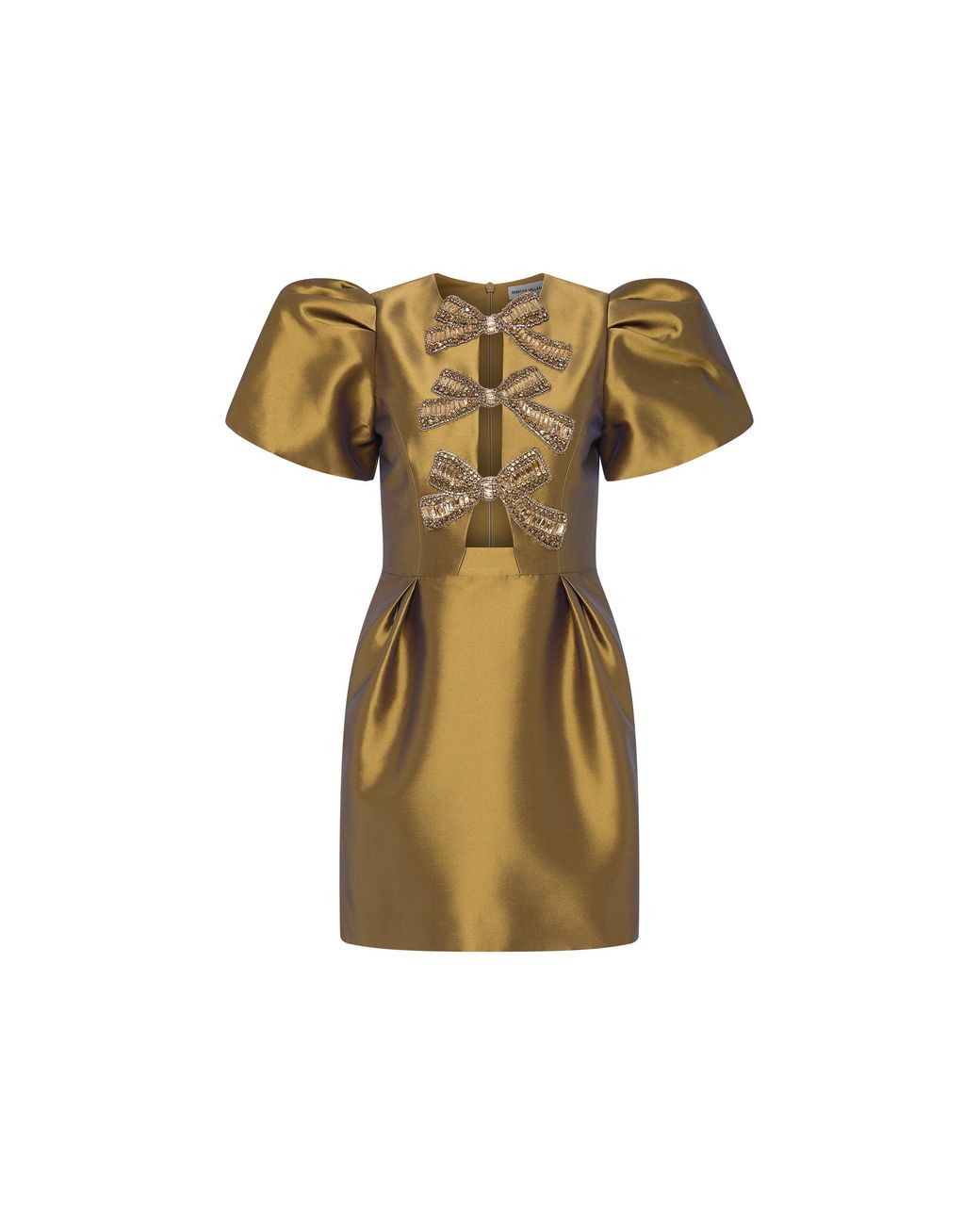 Rebecca Vallance Metallic Venus Mini Dress