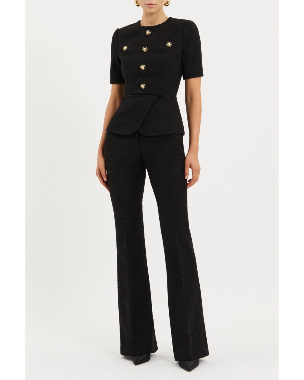 Rebecca Vallance Black Elvie Top
