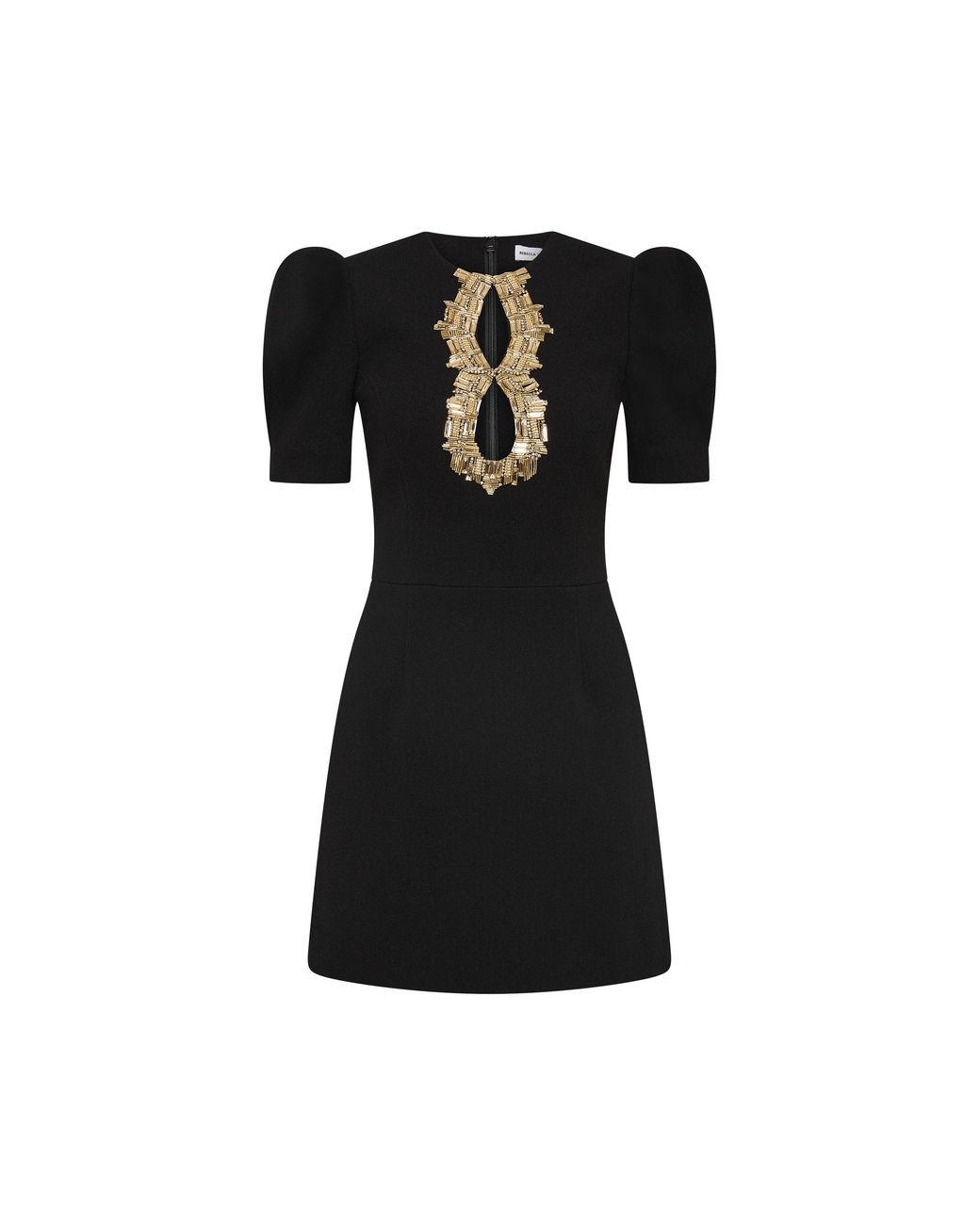 Rebecca Vallance Black Alexandrite Mini Dress