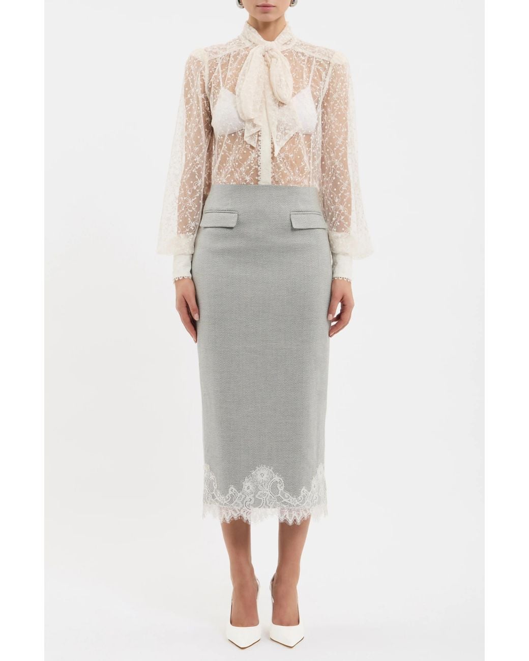 Rebecca Vallance Natural Delphina Blouse