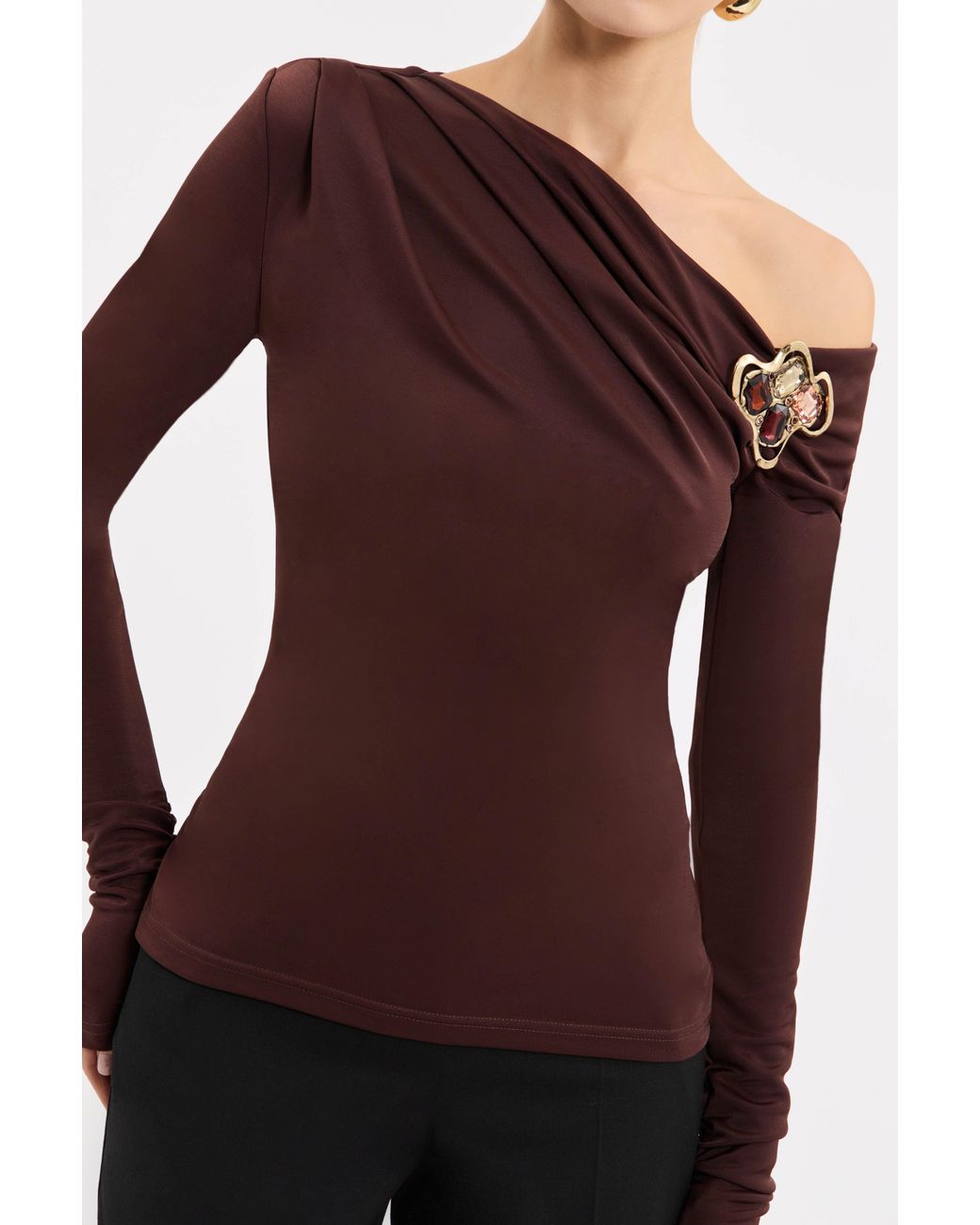 Rebecca Vallance Red Hazine Top