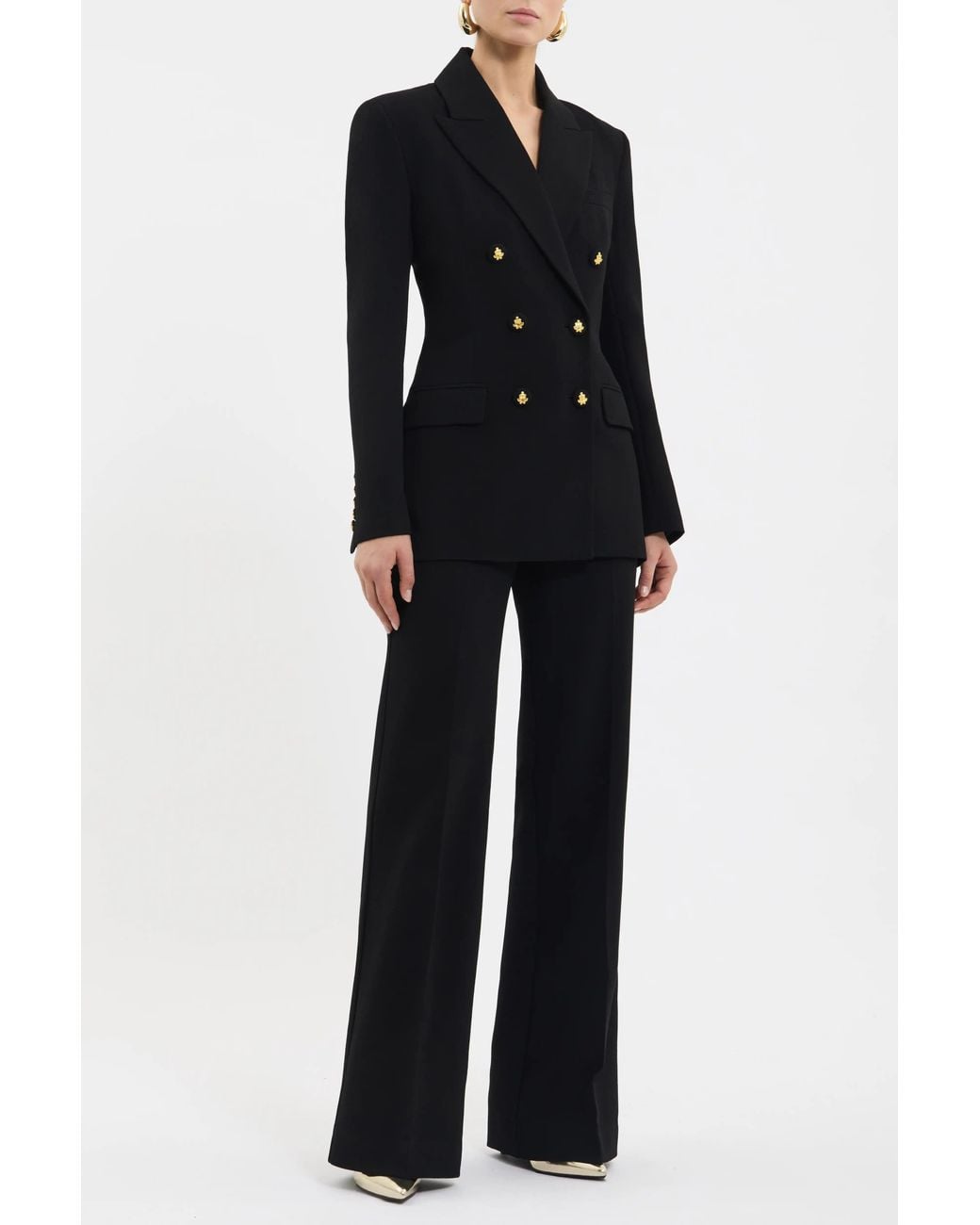 Rebecca Vallance Black Odilia Straight Pant