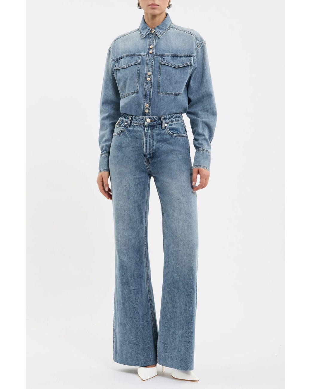 Rebecca Vallance Blue Kendall Shirt