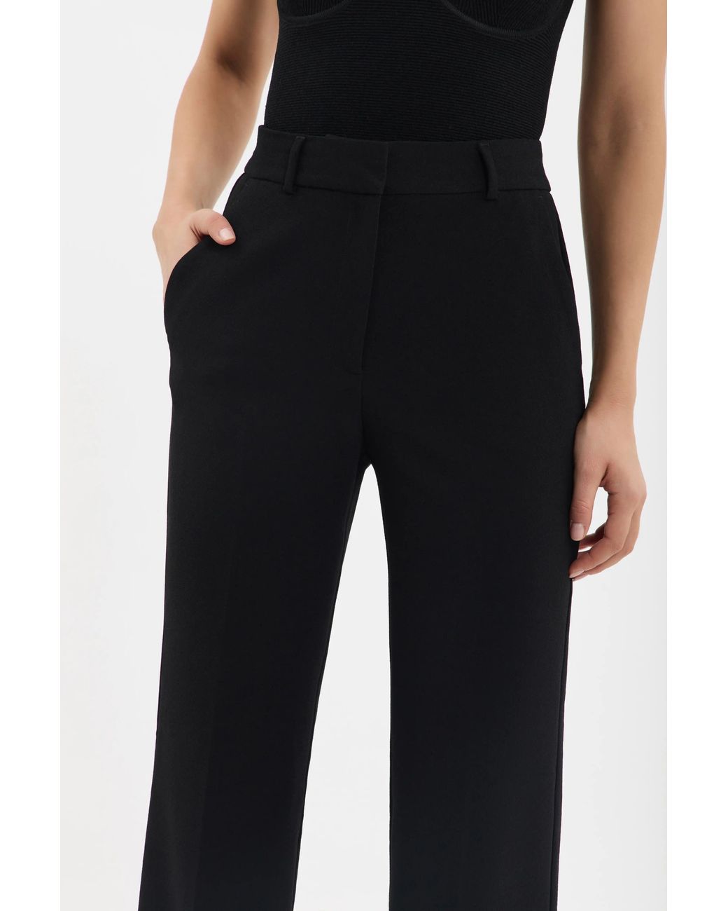 Rebecca Vallance Black Odilia Straight Pant