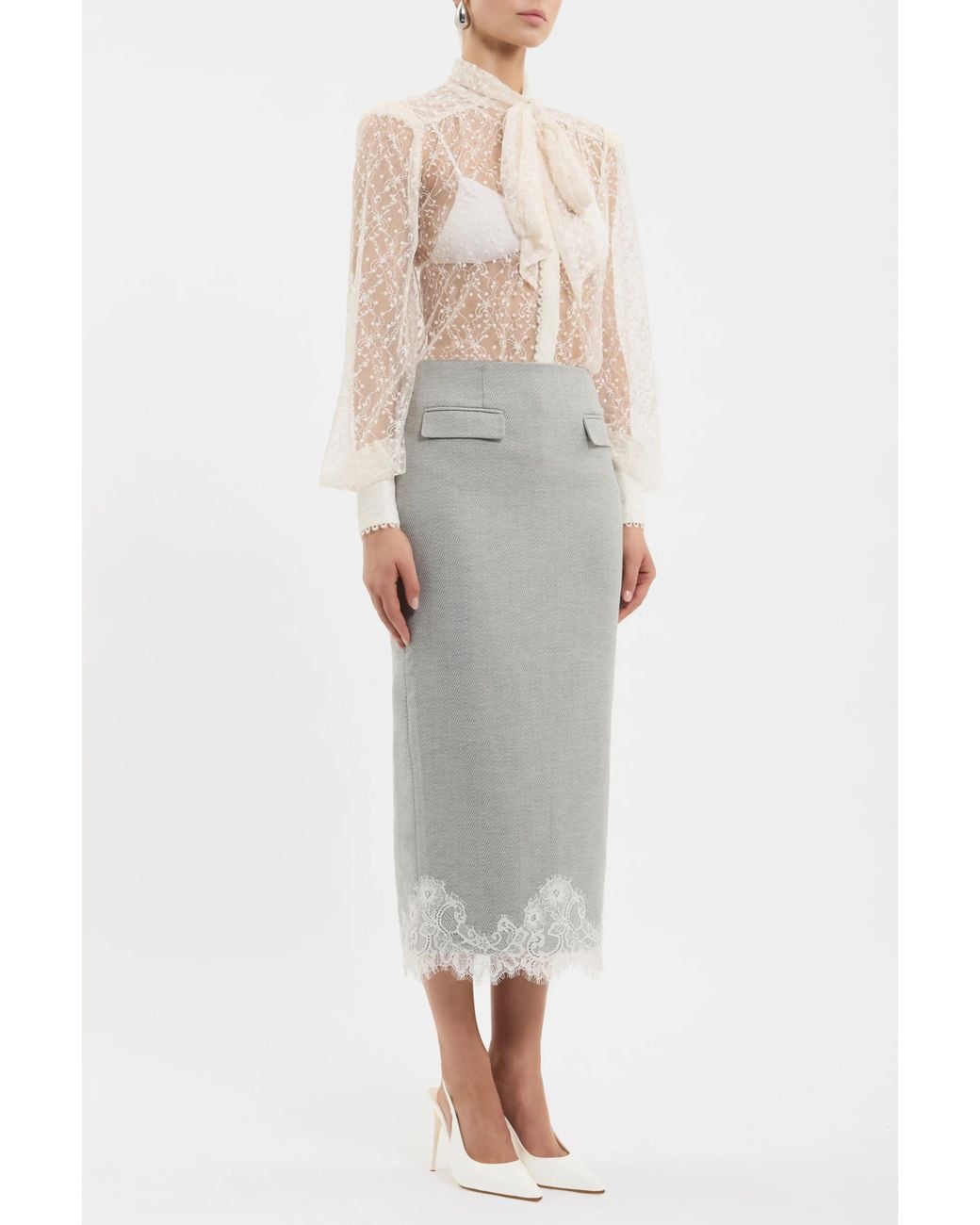 Rebecca Vallance Natural Delphina Blouse