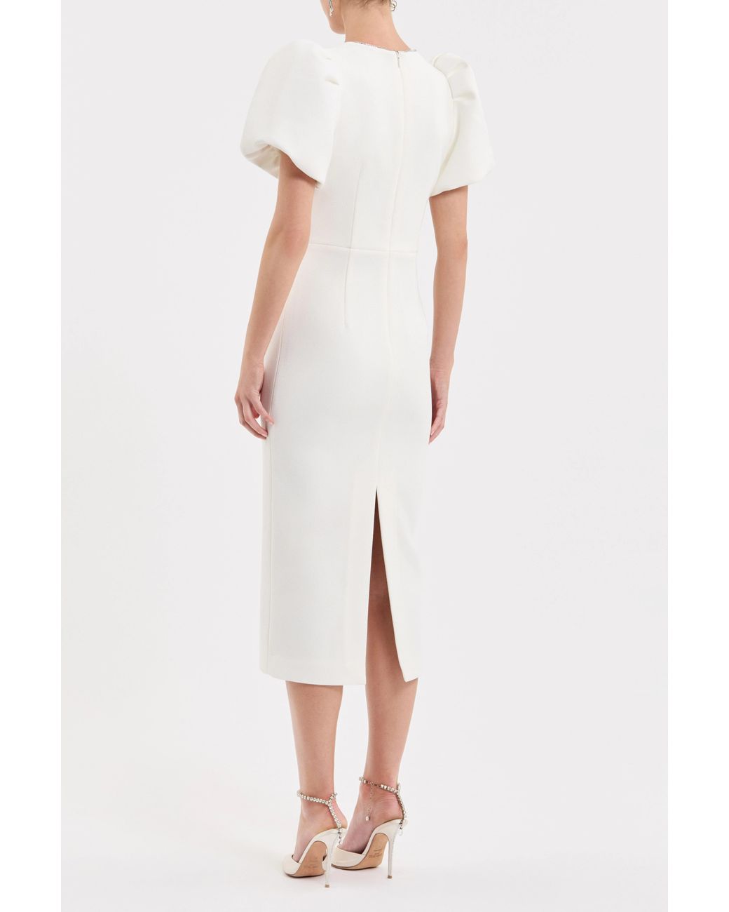 Rebecca Vallance White Dreamer Midi Dress