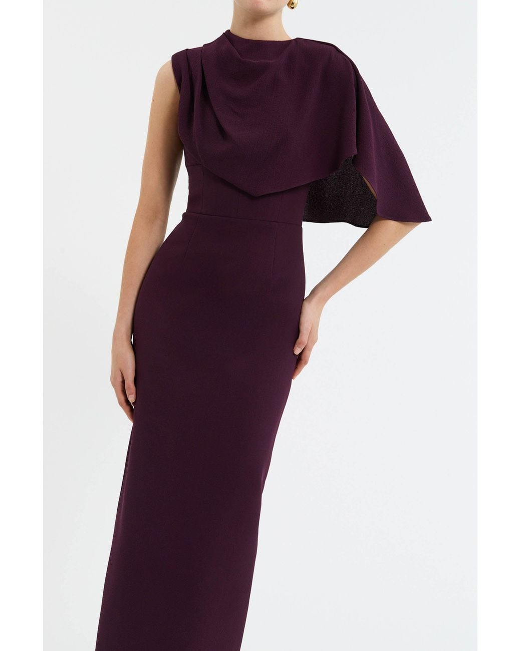 Rebecca Vallance Purple Syrah Gown