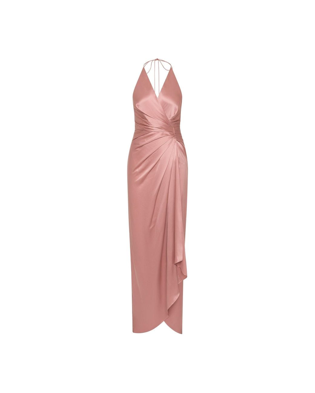 Rebecca Vallance Pink Billy V Neck Maxi Dress