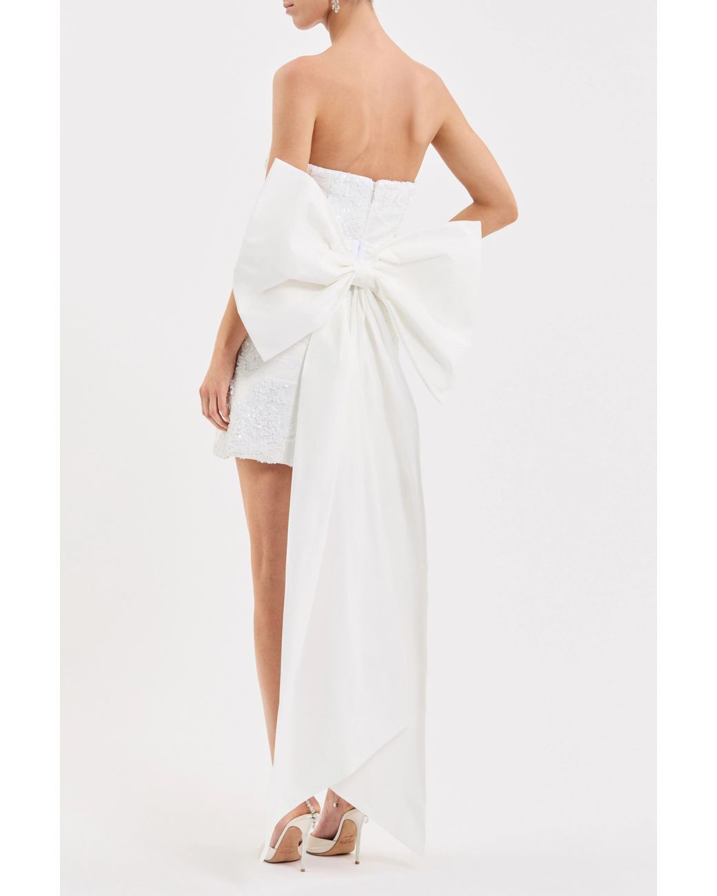Rebecca Vallance White Medici Mini Dress