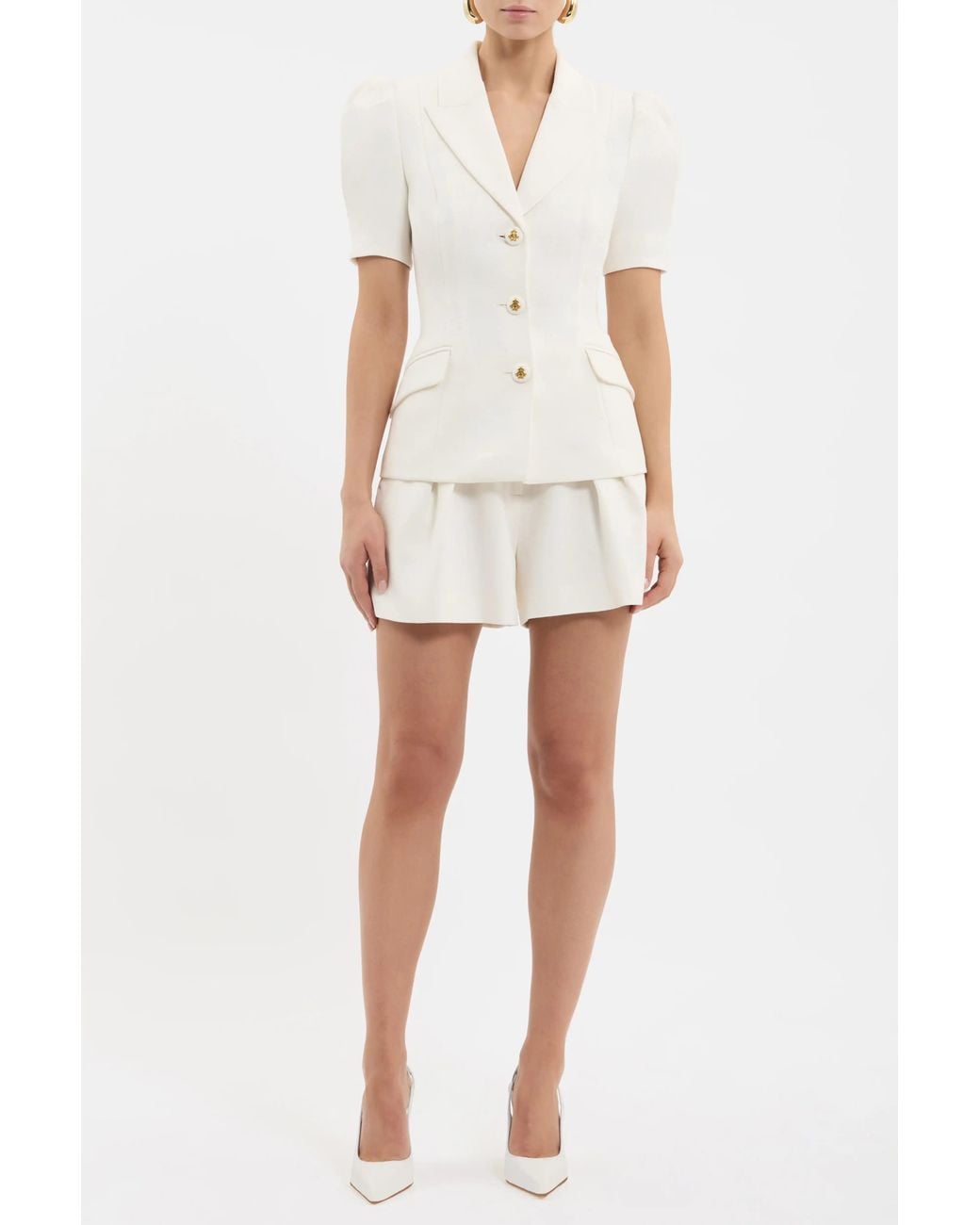 Rebecca Vallance White Odilia Shorts