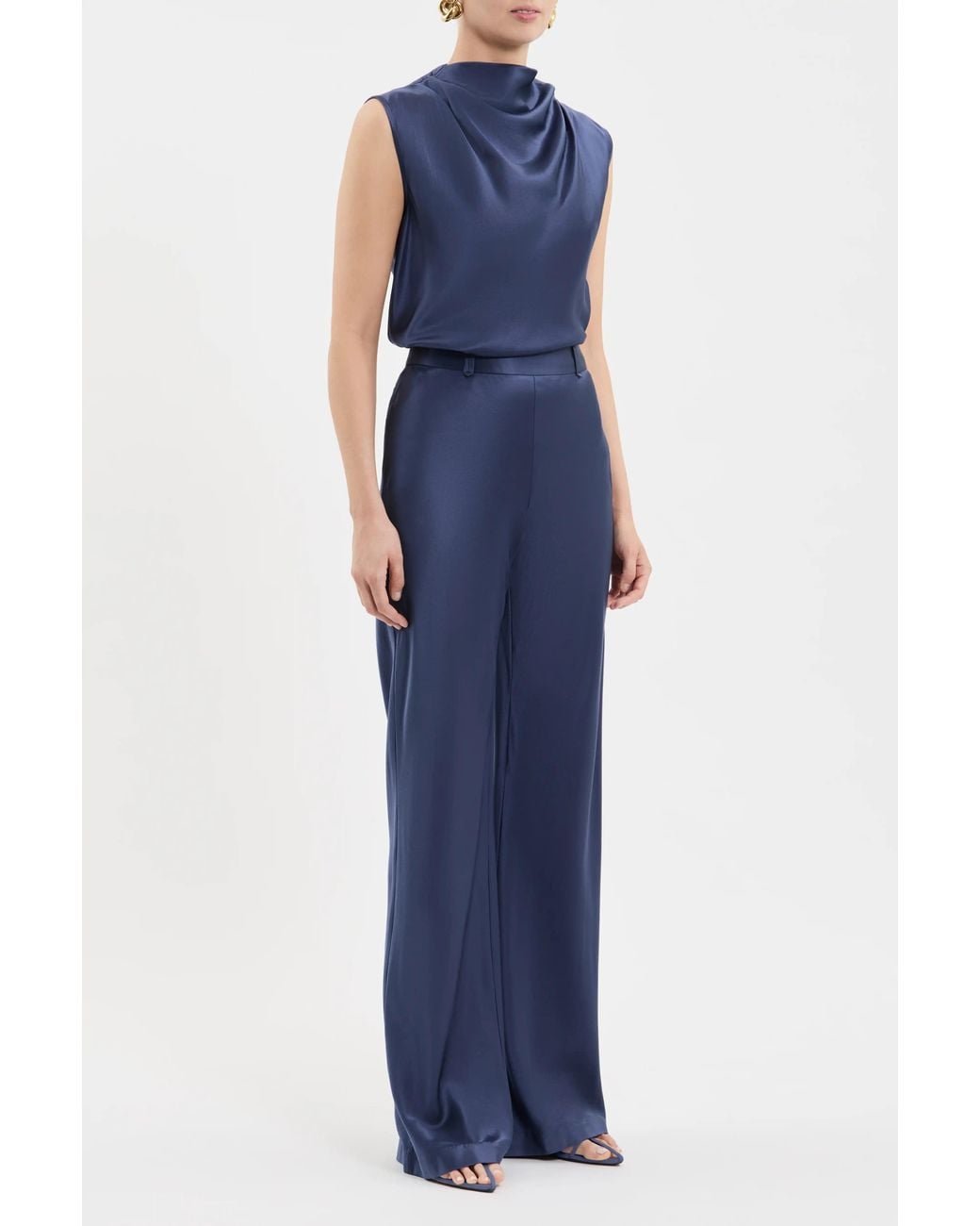 Rebecca Vallance Blue Montague Top