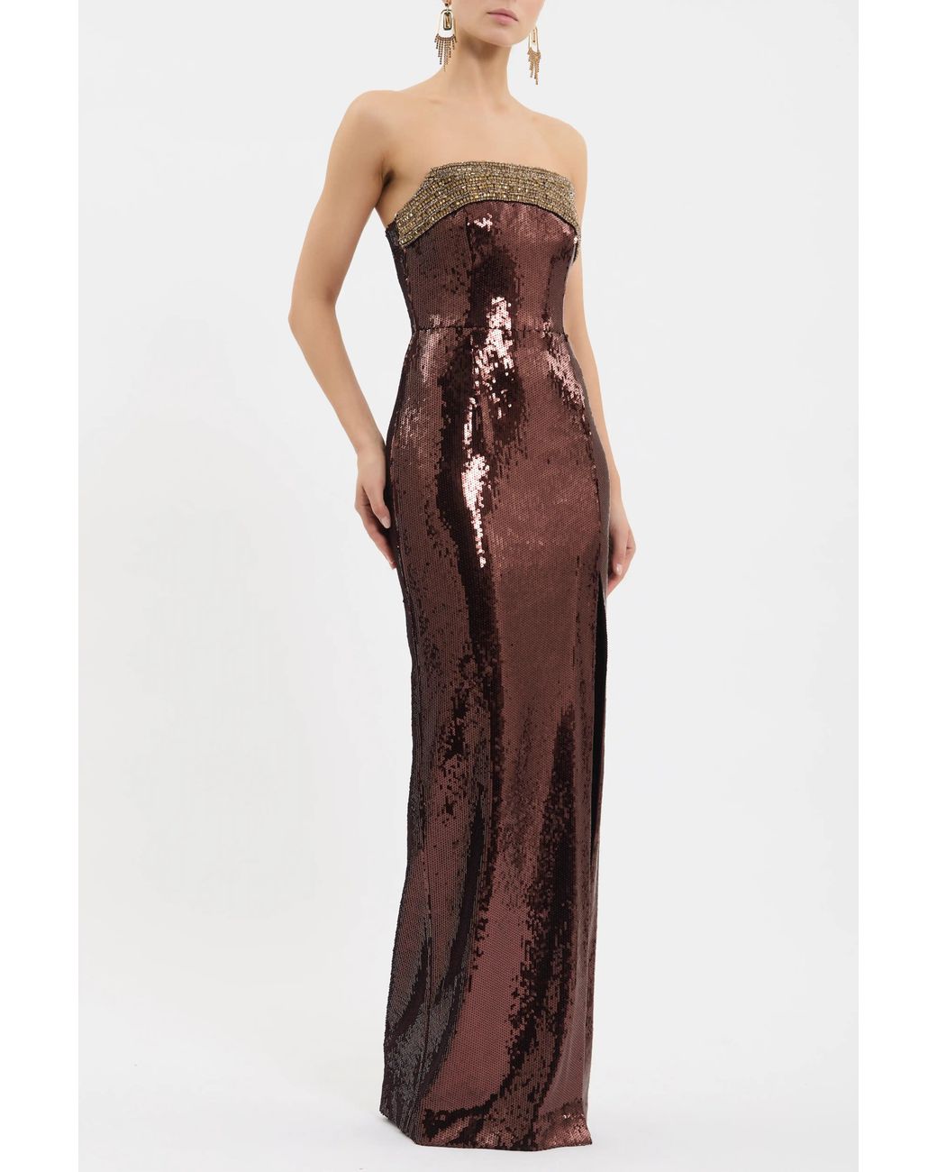 Rebecca Vallance Purple Glimmer Gown