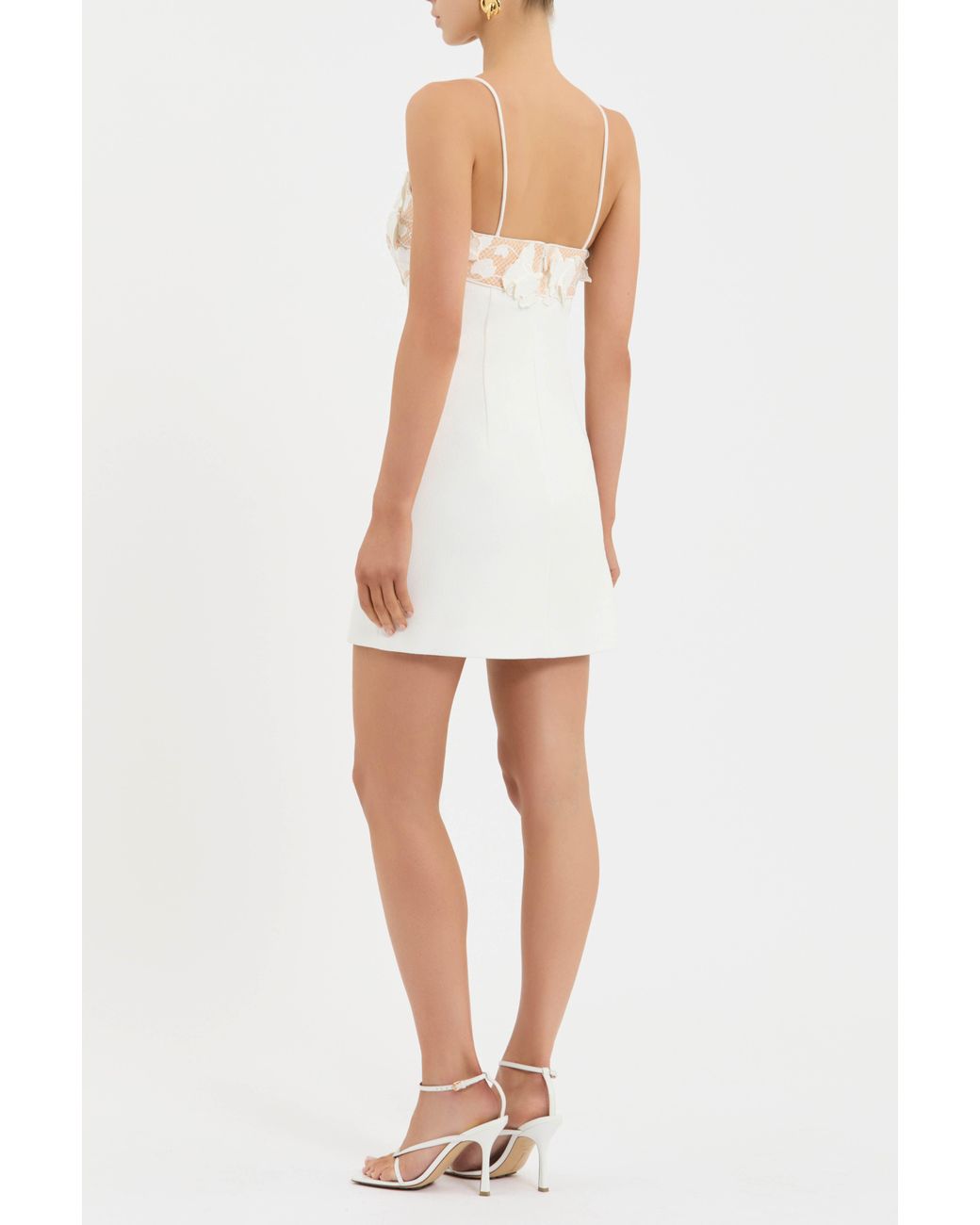 Rebecca Vallance White Parrish Mini Dress