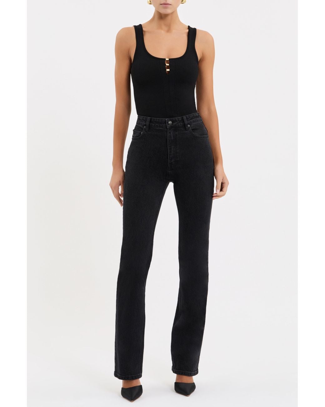 Rebecca Vallance Black Kate Relaxed Jean