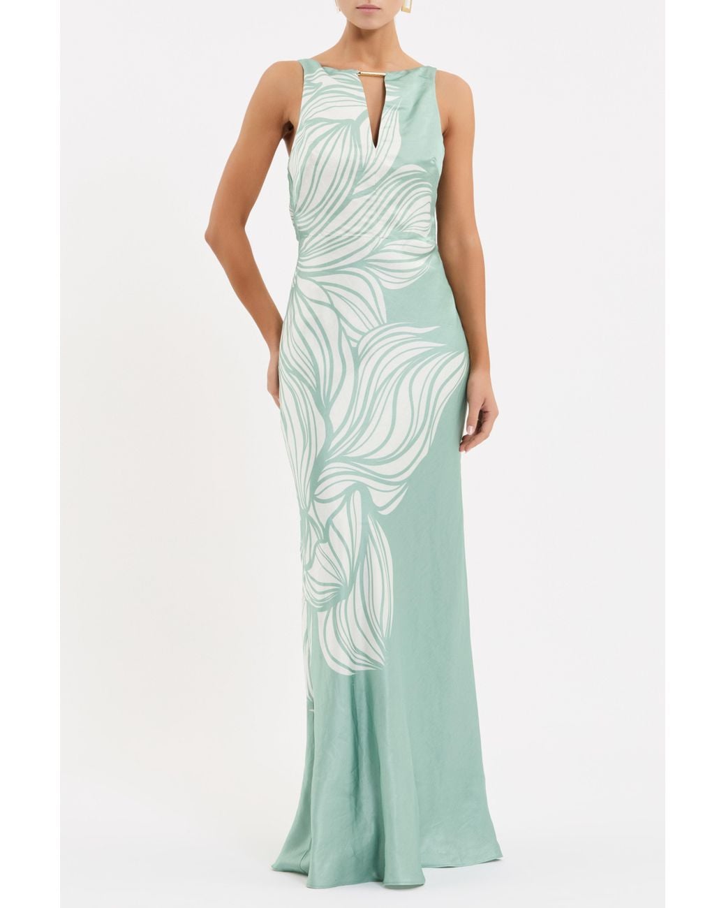 Rebecca Vallance Green Lalisa Maxi Dress