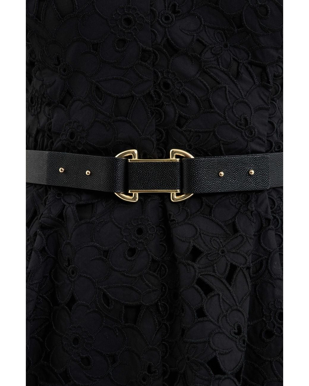 Rebecca Vallance Black Wilda Mini Dress