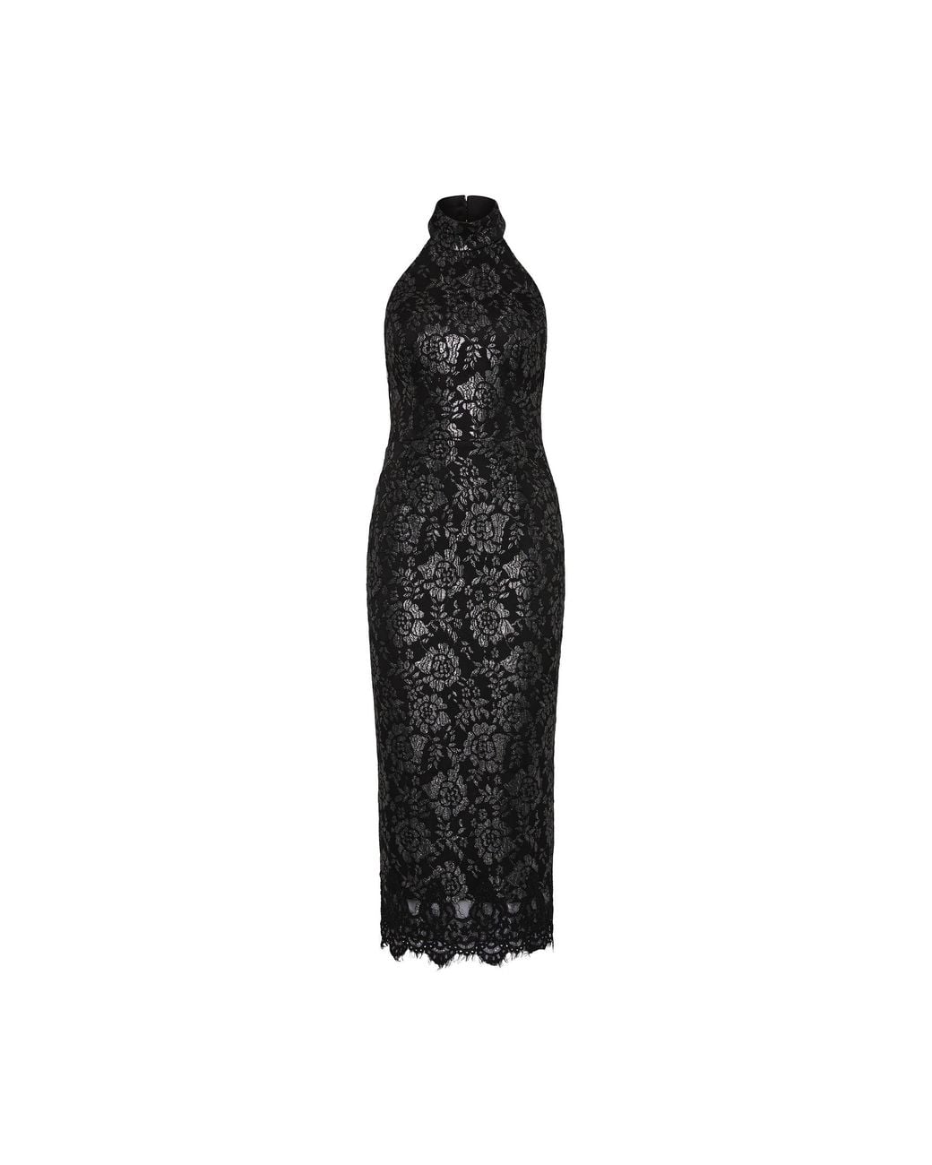 Rebecca Vallance Black Francaise Midi Dress
