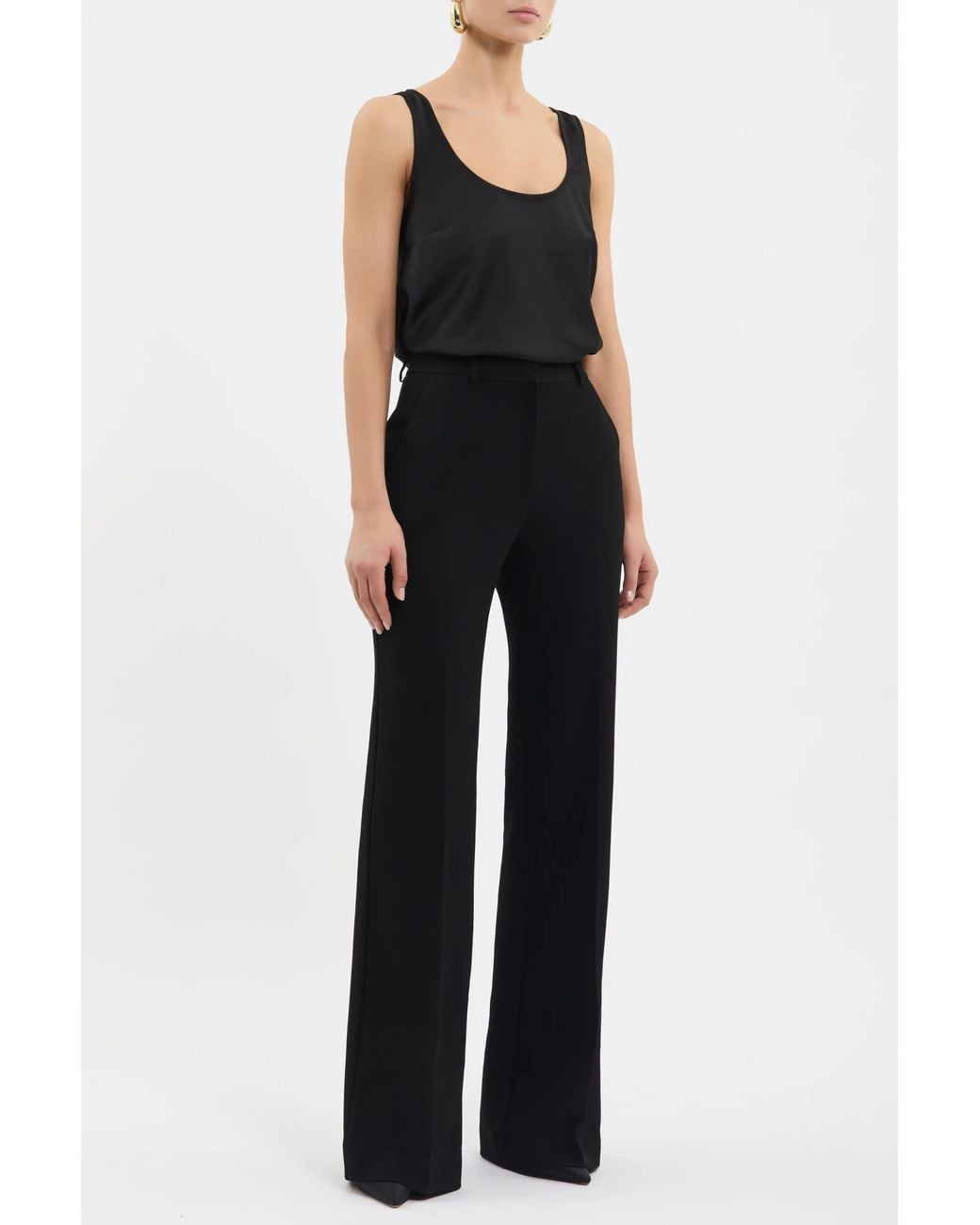 Rebecca Vallance Black Arille Top
