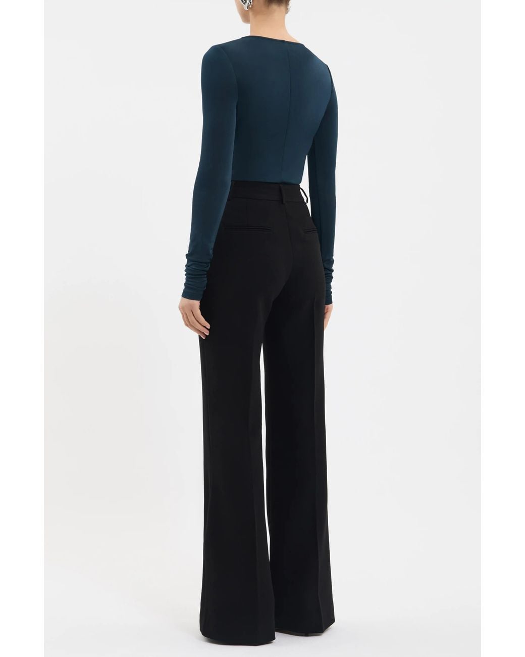 Rebecca Vallance Blue Jazzlyn Long Sleeve Top