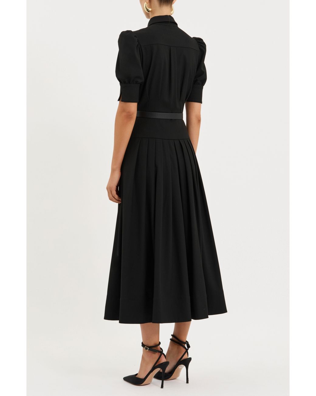 Rebecca Vallance Black Zendaya Midi Dress