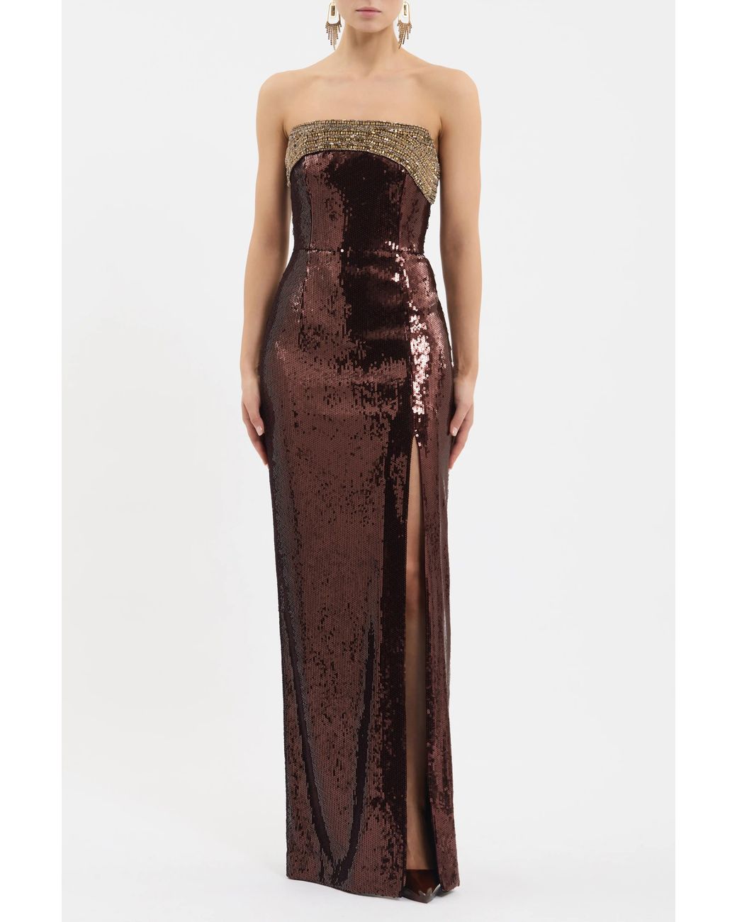 Rebecca Vallance Purple Glimmer Gown