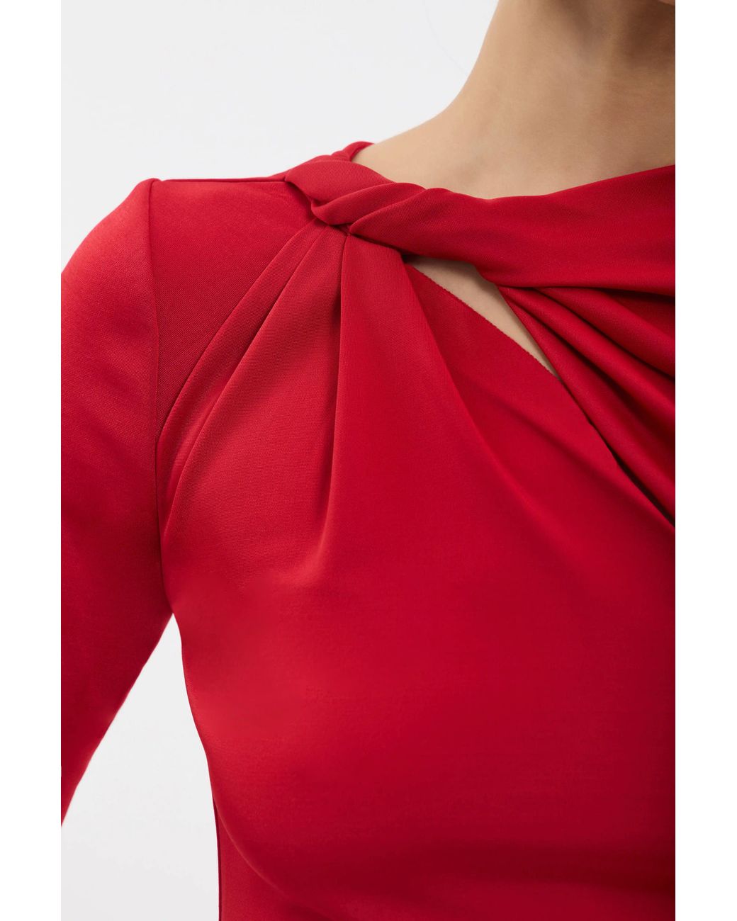Rebecca Vallance Red Jazzlyn Long Sleeve Top