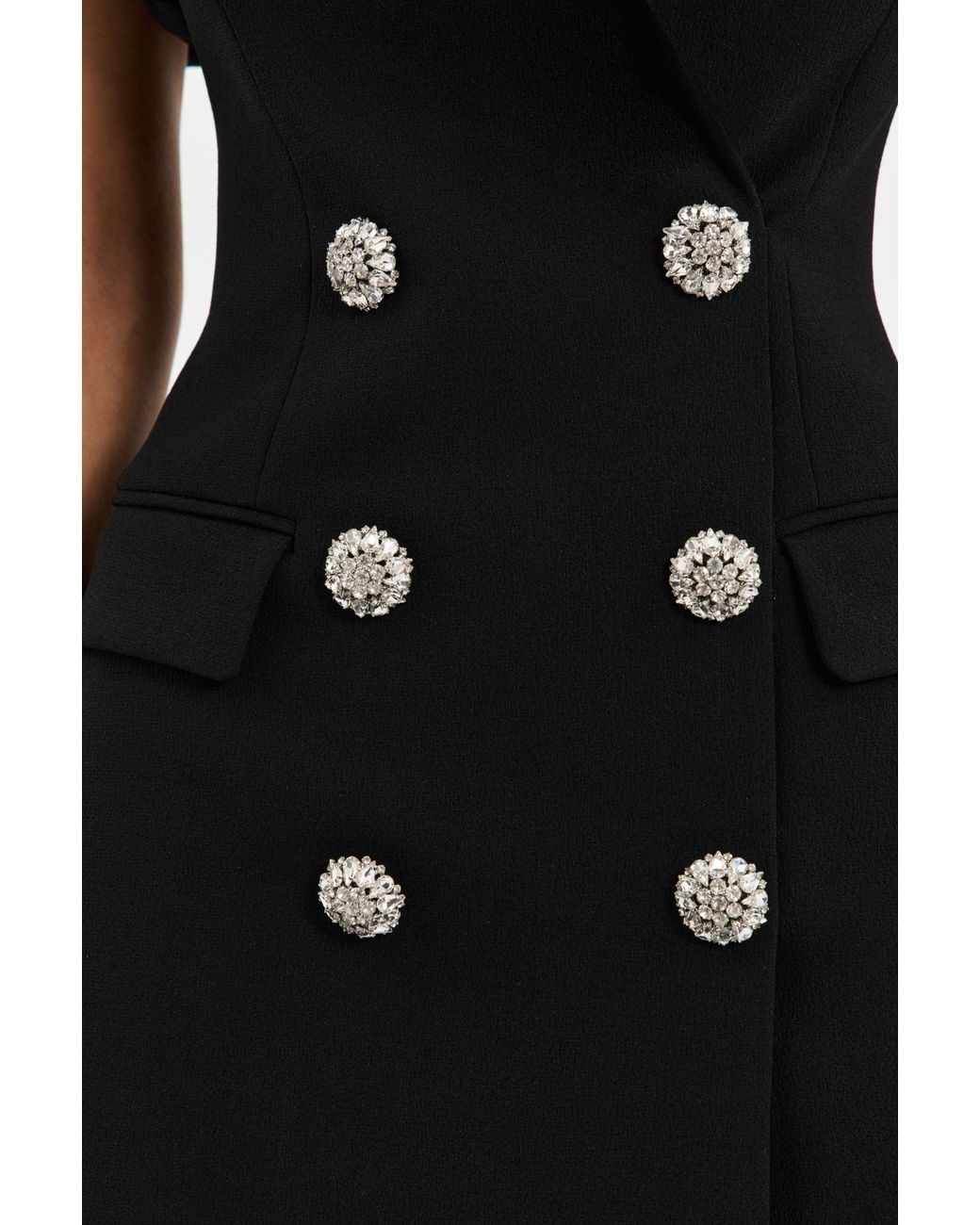 Rebecca Vallance Black Zendaya Mini Dress