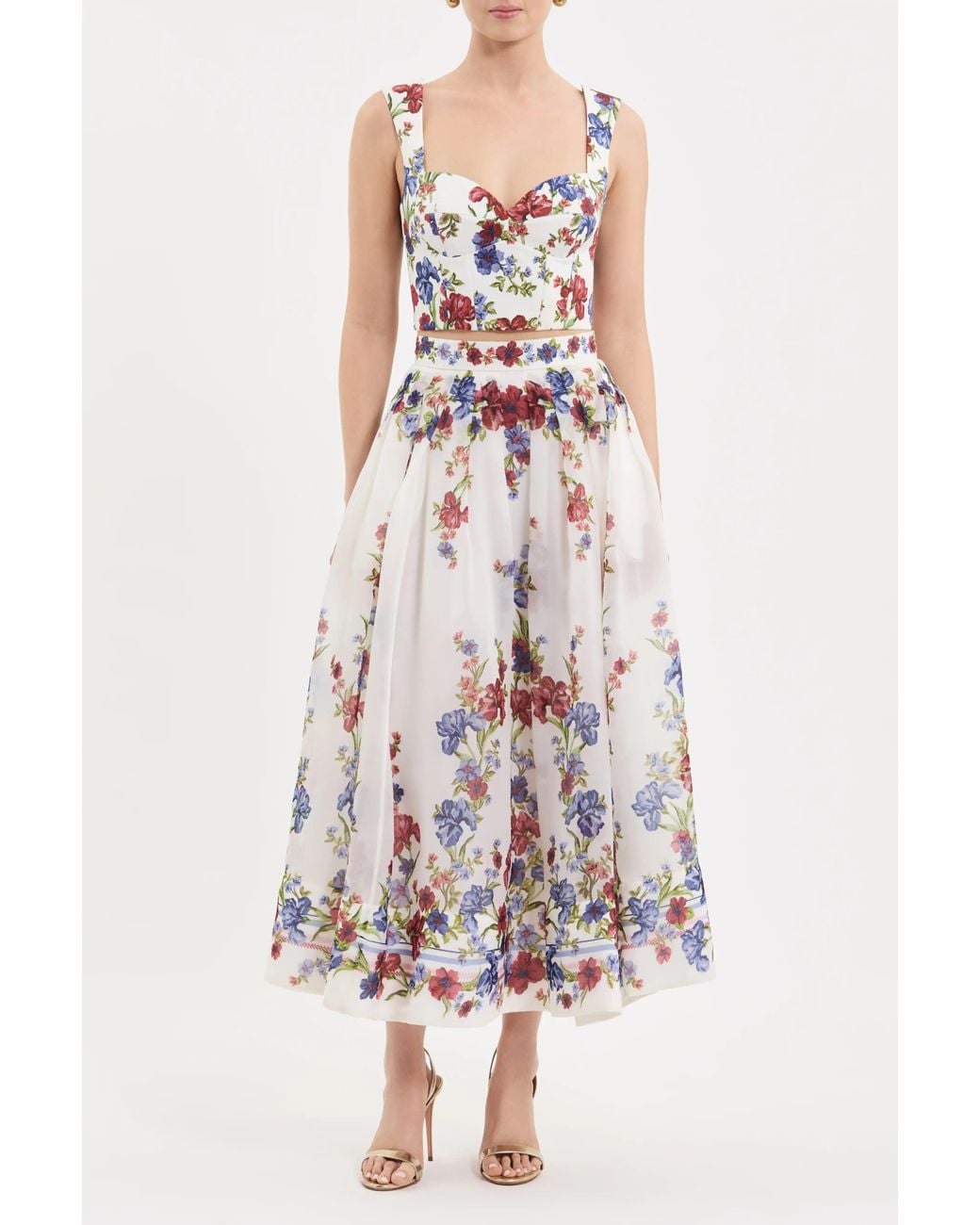 Rebecca Vallance Multicolor Highgrove Bodice Top