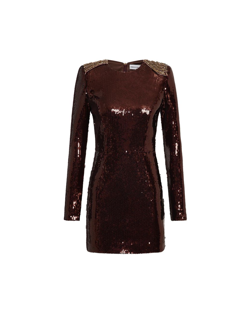 Rebecca Vallance Purple Glimmer Mini Dress