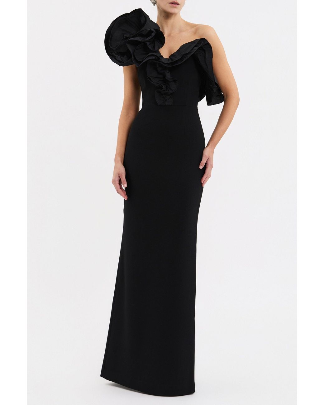 Rebecca Vallance Black Ella Gown