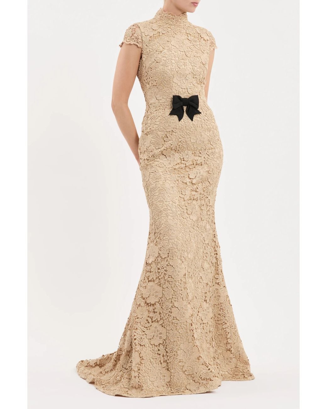 Rebecca Vallance White Nottingham Short Sleeve Gown