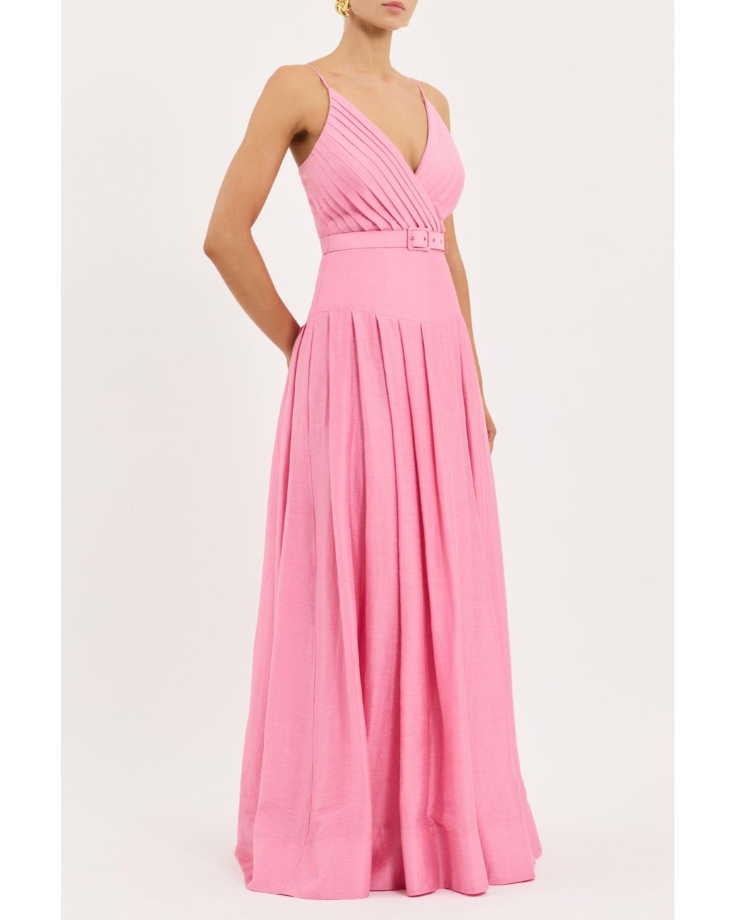 Rebecca Vallance Pink Petalite Maxi Dress