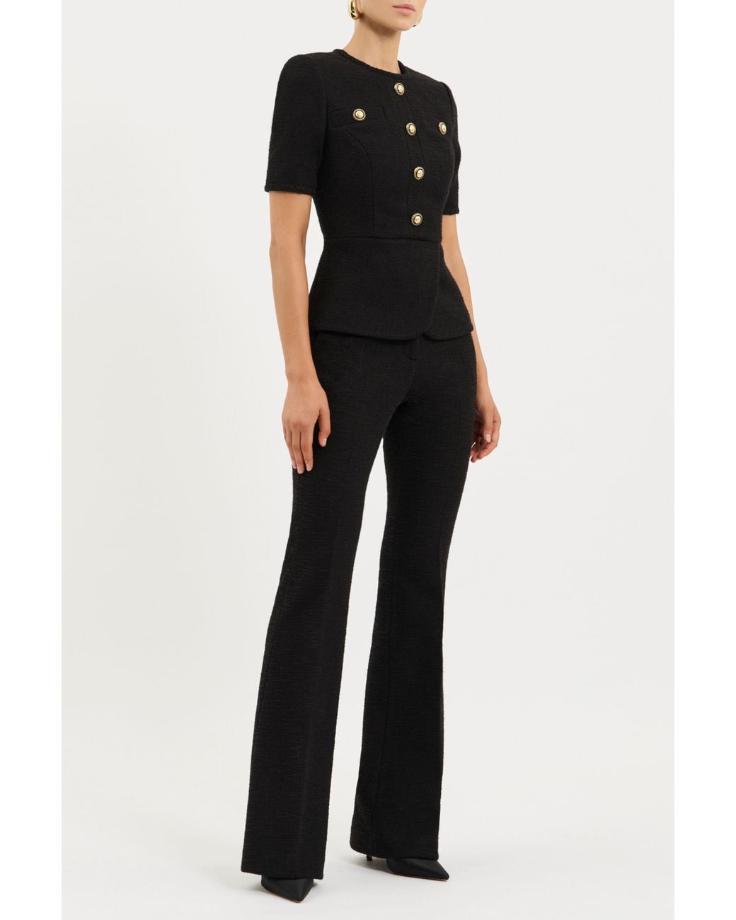Rebecca Vallance Black Elvie Top