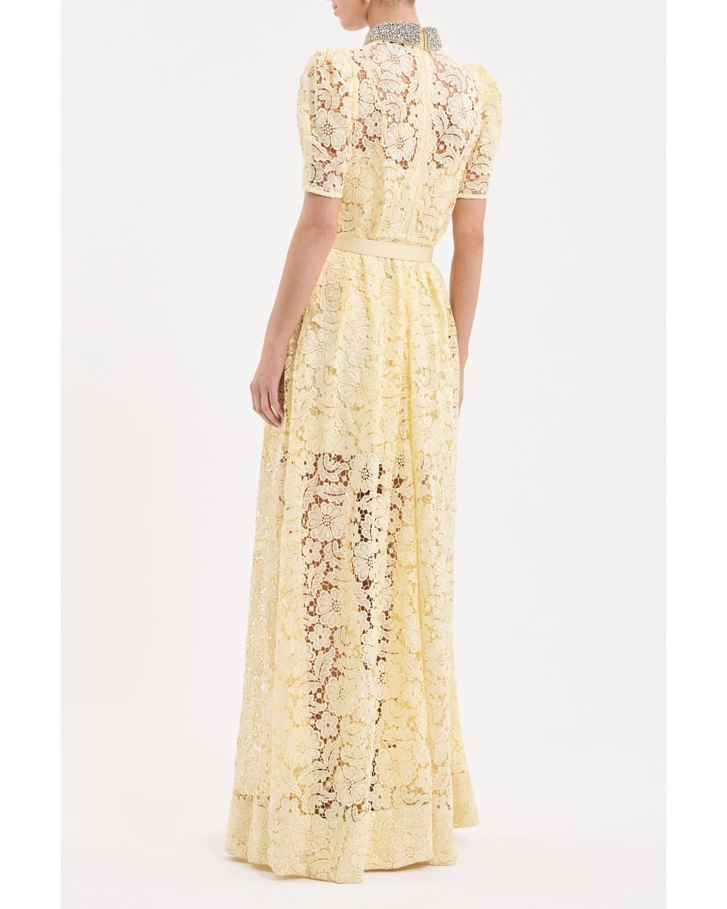 Rebecca Vallance White Citrine Maxi Dress