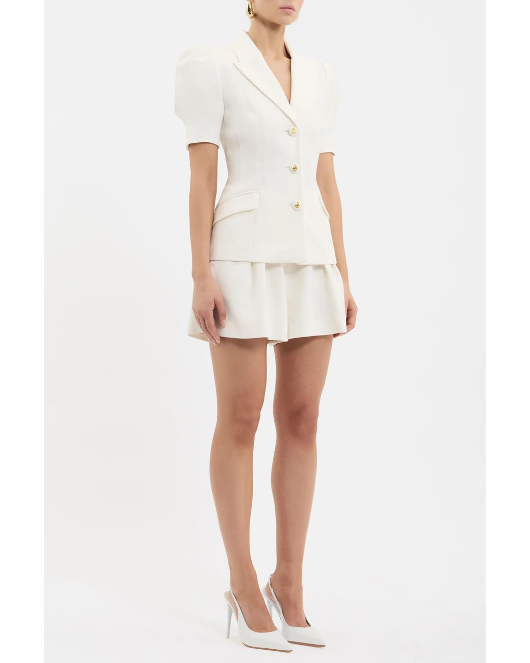 Rebecca Vallance White Odilia Shorts