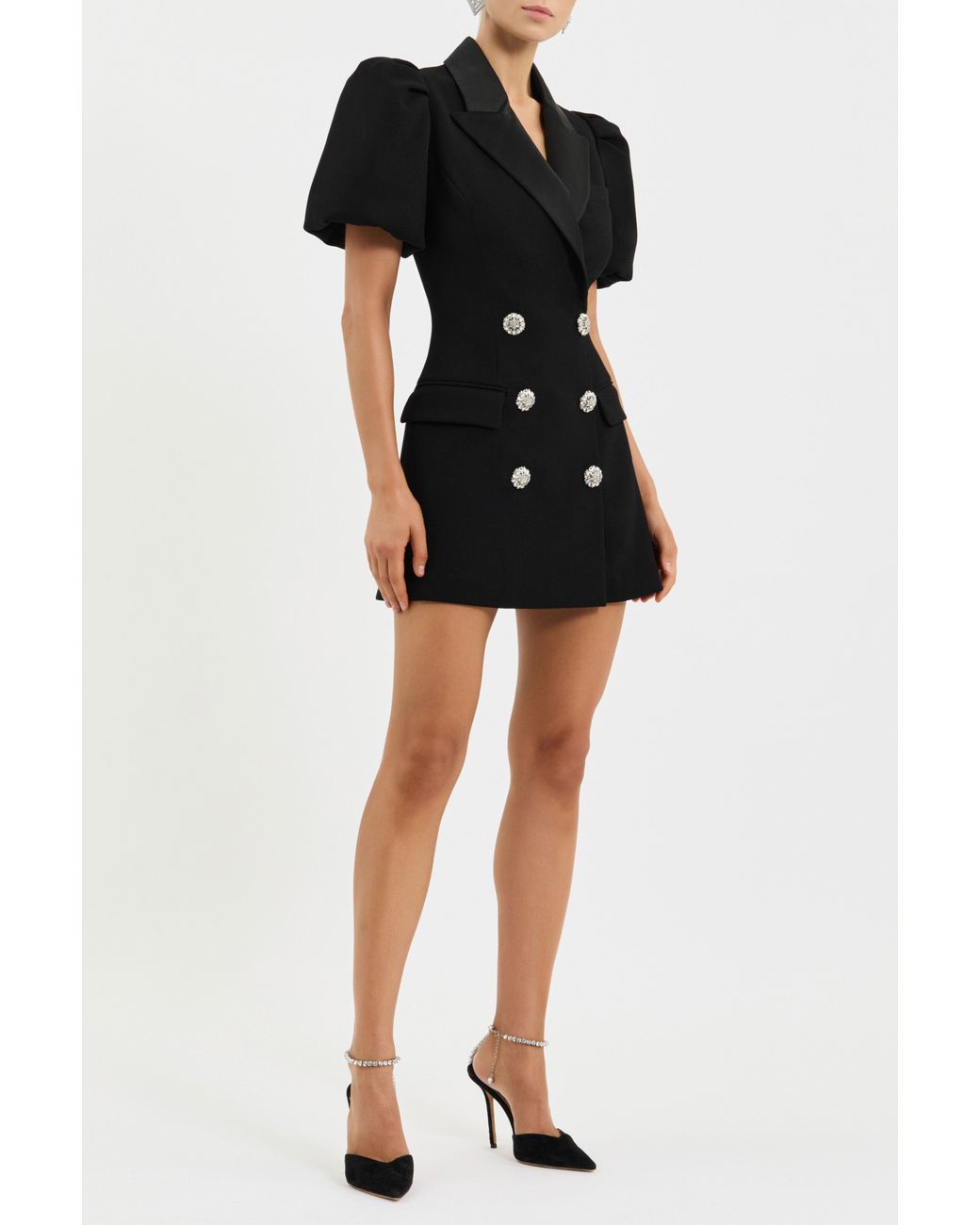 Rebecca Vallance Black Zendaya Mini Dress