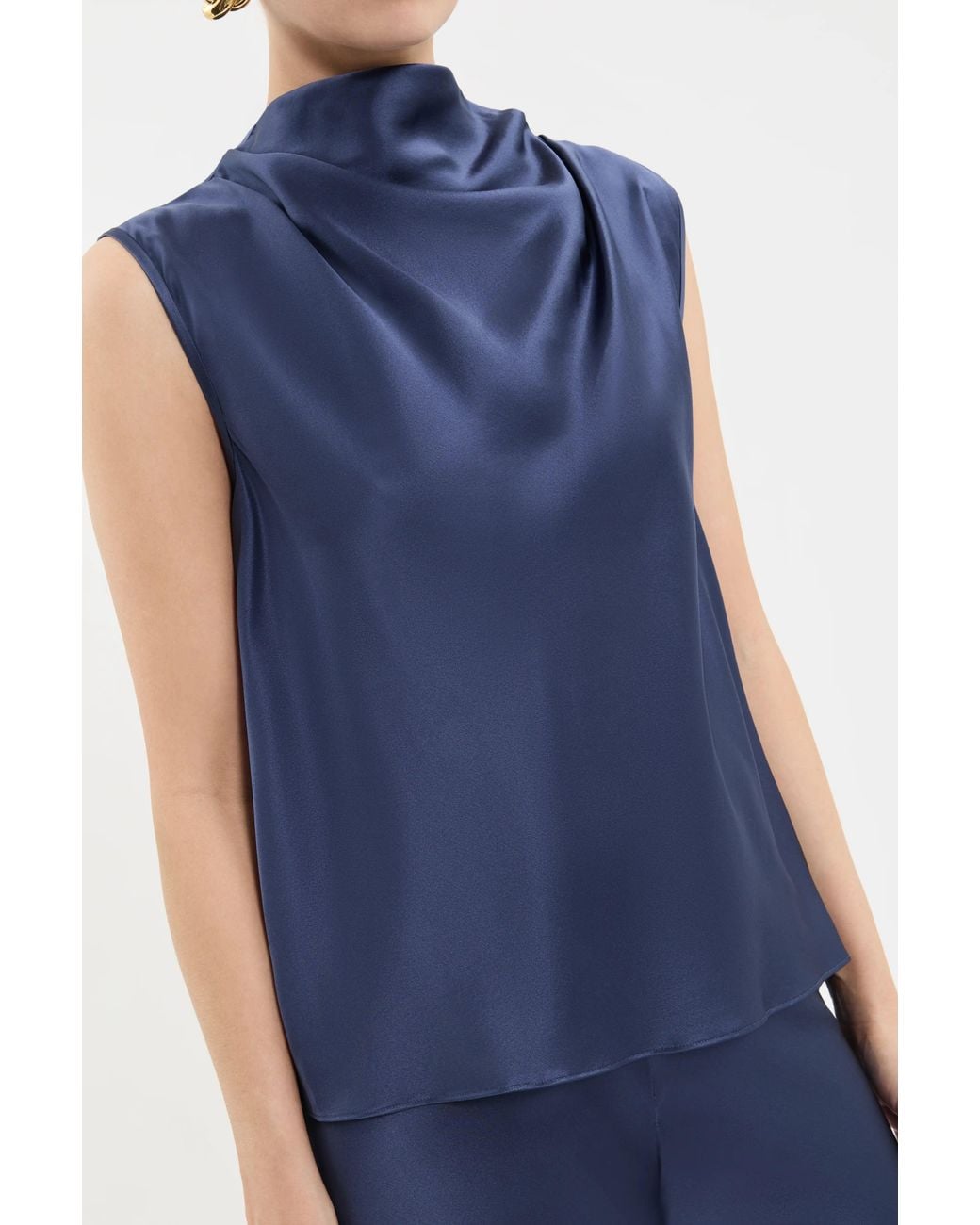 Rebecca Vallance Blue Montague Top