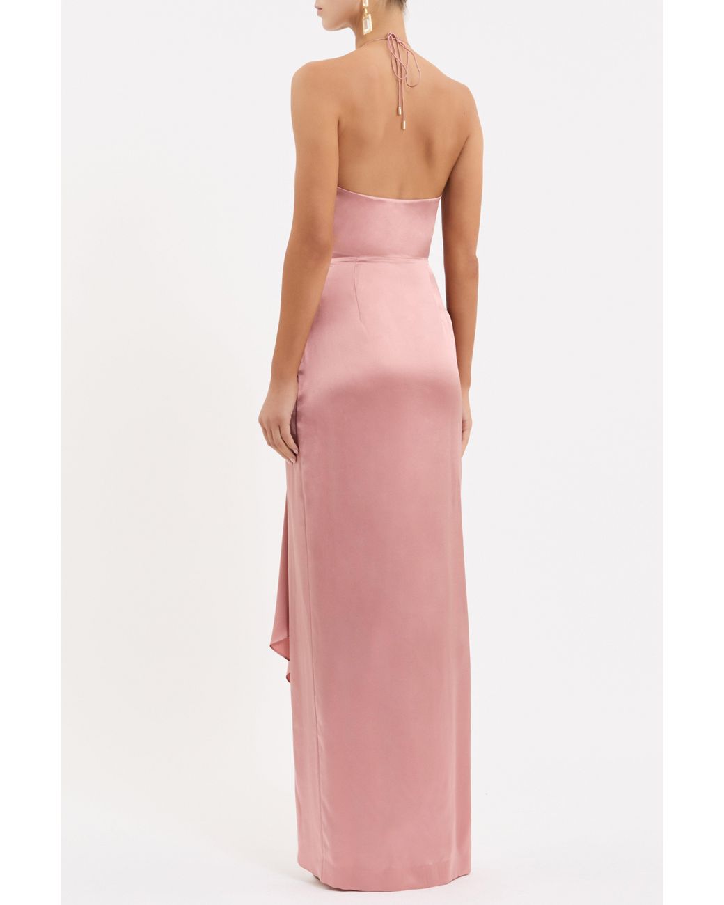 Rebecca Vallance Pink Billy V Neck Maxi Dress