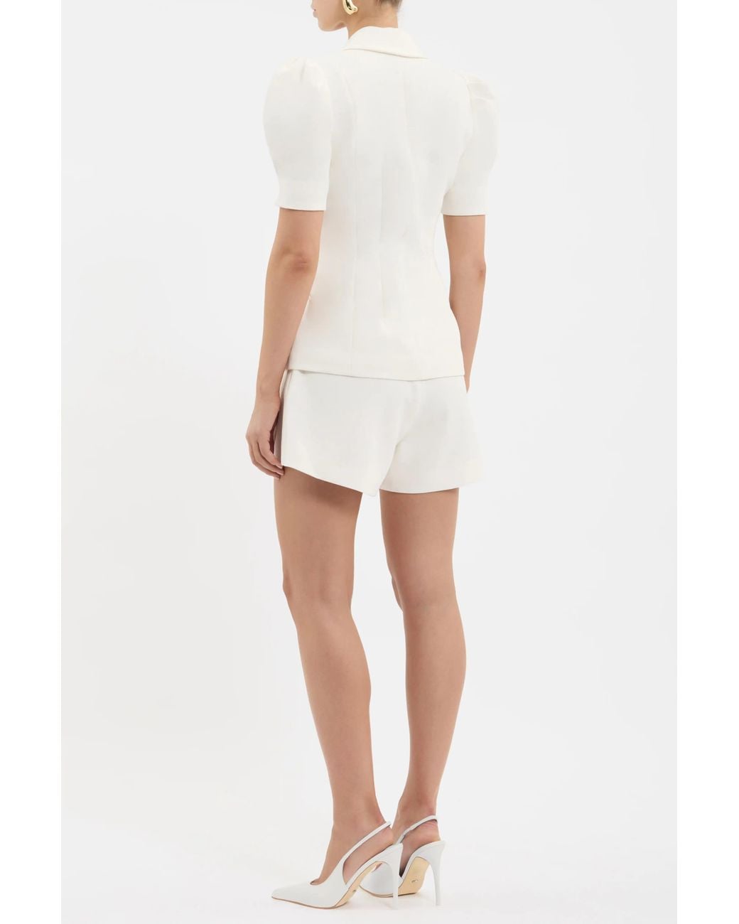 Rebecca Vallance White Odilia Shorts