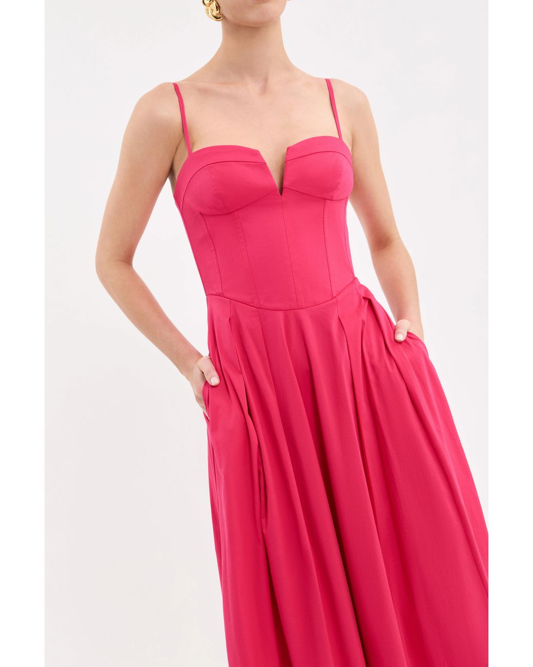 Rebecca Vallance Pink Claribelle Maxi Dress